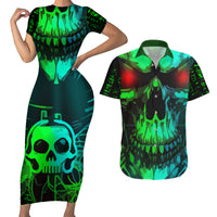 I Fing Hate These People Couples Matching Short Sleeve Bodycon Dress and Hawaiian Shirt - Wonder Print Shop