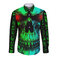 I Fing Hate These People Long Sleeve Button Shirt - Wonder Print Shop