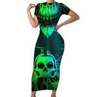 I Fing Hate These People Short Sleeve Bodycon Dress - Wonder Print Shop