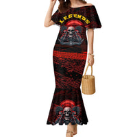 Skull Biker Mermaid Dress Legend Never Die - Wonder Print Shop