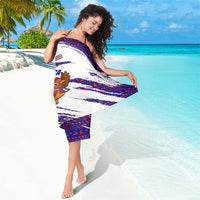 Costa Rica Christmas Sarong with Holiday Bird Gifts Red Blue Pattern and National Flag Design - Wonder Print Shop