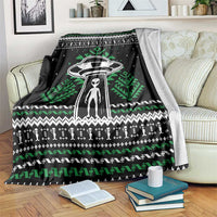 Alien Christmas Blanket Xmas Holiday Patterns - Wonder Print Shop