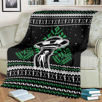 Alien Christmas Blanket Xmas Holiday Patterns - Wonder Print Shop