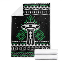 Alien Christmas Blanket Xmas Holiday Patterns - Wonder Print Shop