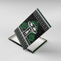 Alien Christmas Canvas Wall Art Xmas Holiday Patterns - Wonder Print Shop