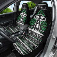 Alien Christmas Car Seat Cover Xmas Holiday Patterns - Wonder Print Shop