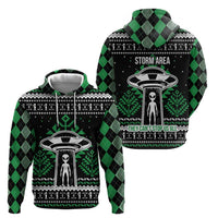 Alien Christmas Hoodie Xmas Holiday Patterns - Wonder Print Shop