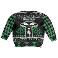 Alien Christmas Kid Ugly Christmas Sweater Xmas Holiday Patterns - Wonder Print Shop
