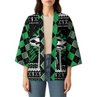 Alien Christmas Kimono Xmas Holiday Patterns - Wonder Print Shop