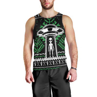 Alien Christmas Men Tank Top Xmas Holiday Patterns - Wonder Print Shop