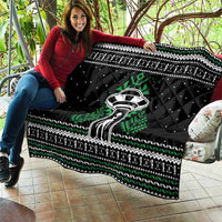 Alien Christmas Quilt Xmas Holiday Patterns - Wonder Print Shop