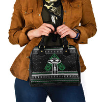 Alien Christmas Shoulder Handbag Xmas Holiday Patterns - Wonder Print Shop