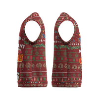 All I Want For Christmas Is Books Christmas Knitted V-Neck Vest Xmas Holiday Patterns - Wonder Print Shop
