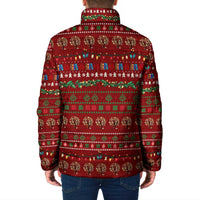 All I Want For Christmas Is Books Christmas Padded Jacket Xmas Holiday Patterns - Wonder Print Shop
