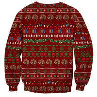 All I Want For Christmas Is Books Christmas Sweatshirt Xmas Holiday Patterns - Wonder Print Shop