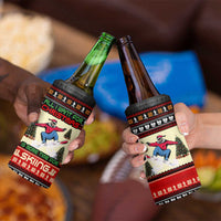 All I Want For Christmas Is Skiing Christmas 4 in 1 Can Cooler Tumbler Xmas Holiday Patterns - Wonder Print Shop