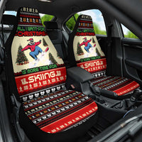 All I Want For Christmas Is Skiing Christmas Car Seat Cover Xmas Holiday Patterns - Wonder Print Shop