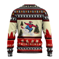 All I Want For Christmas Is Skiing Christmas Ugly Christmas Sweater Xmas Holiday Patterns - Wonder Print Shop