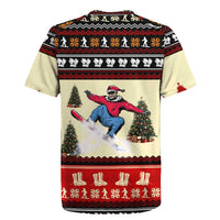 All I Want For Christmas Is Skiing Christmas Rugby Jersey Xmas Holiday Patterns - Wonder Print Shop