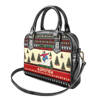 All I Want For Christmas Is Skiing Christmas Shoulder Handbag Xmas Holiday Patterns - Wonder Print Shop