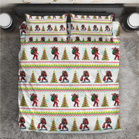 Amazing Bigfoot Christmas Bedding Set Xmas Holiday Patterns - Wonder Print Shop