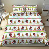 Amazing Bigfoot Christmas Bedding Set Xmas Holiday Patterns - Wonder Print Shop