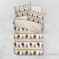Amazing Bigfoot Christmas Bedding Set Xmas Holiday Patterns - Wonder Print Shop