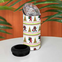 Amazing Bigfoot Christmas 4 in 1 Can Cooler Tumbler Xmas Holiday Patterns - Wonder Print Shop