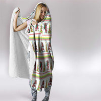 Amazing Bigfoot Christmas Hooded Blanket Xmas Holiday Patterns - Wonder Print Shop