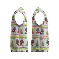 Amazing Bigfoot Christmas Knitted V-Neck Vest Xmas Holiday Patterns - Wonder Print Shop