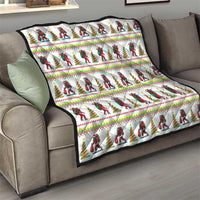 Amazing Bigfoot Christmas Quilt Xmas Holiday Patterns - Wonder Print Shop