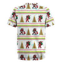 Amazing Bigfoot Christmas Rugby Jersey Xmas Holiday Patterns - Wonder Print Shop