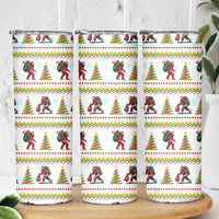 Amazing Bigfoot Christmas Skinny Tumbler Xmas Holiday Patterns - Wonder Print Shop