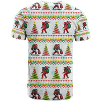 Amazing Bigfoot Christmas T Shirt Xmas Holiday Patterns - Wonder Print Shop