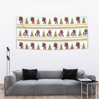 Amazing Bigfoot Christmas Tapestry Xmas Holiday Patterns - Wonder Print Shop