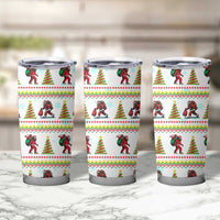Amazing Bigfoot Christmas Tumbler Cup Xmas Holiday Patterns - Wonder Print Shop