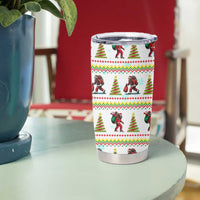 Amazing Bigfoot Christmas Tumbler Cup Xmas Holiday Patterns - Wonder Print Shop