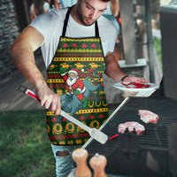 Amazing Cowboy Santa Claus Christmas Apron Xmas Holiday Patterns - Wonder Print Shop