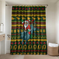 Amazing Cowboy Santa Claus Christmas Bathroom Set Xmas Holiday Patterns - Wonder Print Shop
