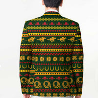 Amazing Cowboy Santa Claus Christmas Blazer Xmas Holiday Patterns - Wonder Print Shop