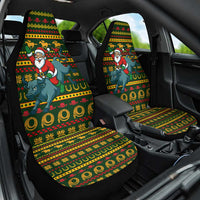Amazing Cowboy Santa Claus Christmas Car Seat Cover Xmas Holiday Patterns - Wonder Print Shop