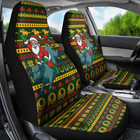 Amazing Cowboy Santa Claus Christmas Car Seat Cover Xmas Holiday Patterns - Wonder Print Shop