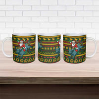 Amazing Cowboy Santa Claus Christmas Ceramic Mug Xmas Holiday Patterns - Wonder Print Shop