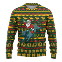 Amazing Cowboy Santa Claus Christmas Ugly Christmas Sweater Xmas Holiday Patterns - Wonder Print Shop