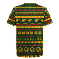 Amazing Cowboy Santa Claus Christmas Rugby Jersey Xmas Holiday Patterns - Wonder Print Shop