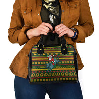Amazing Cowboy Santa Claus Christmas Shoulder Handbag Xmas Holiday Patterns - Wonder Print Shop
