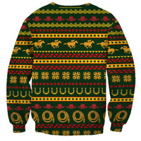 Amazing Cowboy Santa Claus Christmas Sweatshirt Xmas Holiday Patterns - Wonder Print Shop