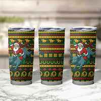 Amazing Cowboy Santa Claus Christmas Tumbler Cup Xmas Holiday Patterns - Wonder Print Shop