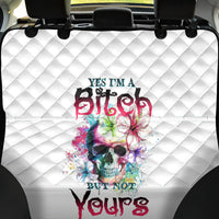 Yes I'm A B But Not Yours Back Car Seat Cover - Wonder Print Shop