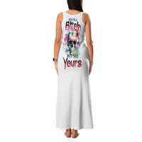 Yes I'm A B But Not Yours Family Matching Tank Maxi Dress and Hawaiian Shirt - Wonder Print Shop